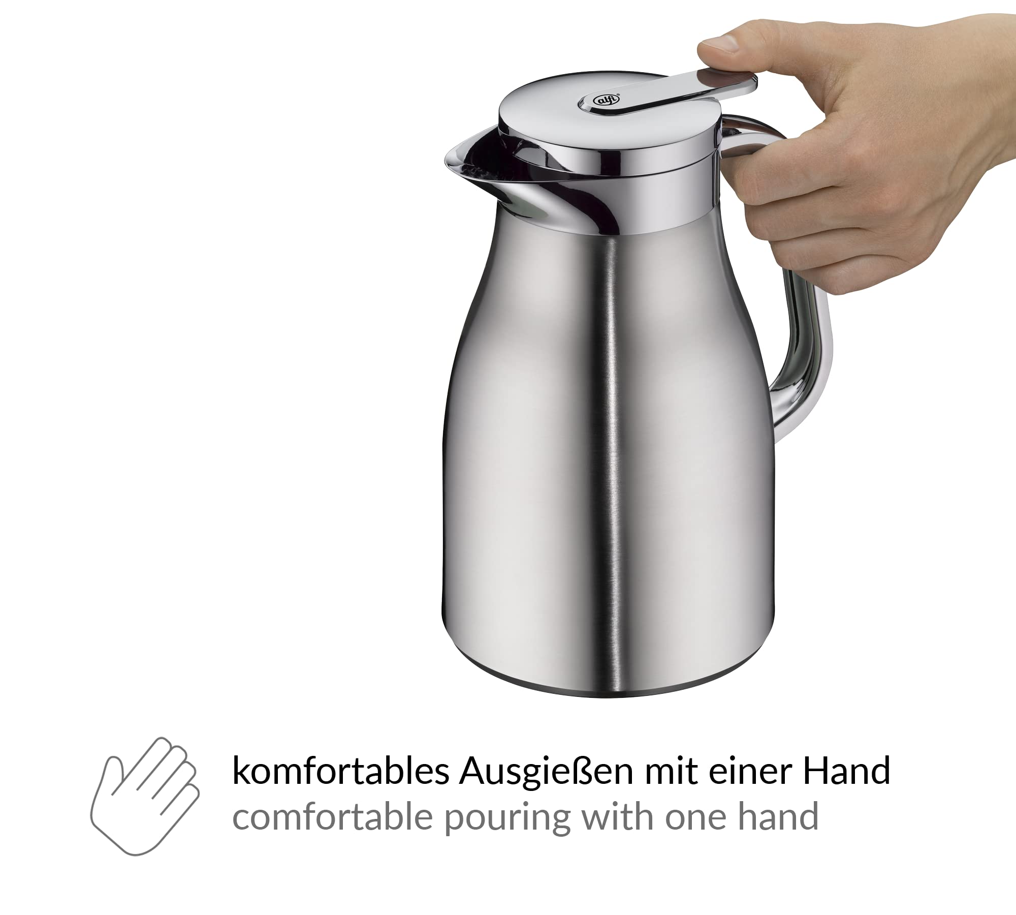 Amazon.com: ALFI Vacuum jug, Body, Matte Stainless Steel, 0.65l